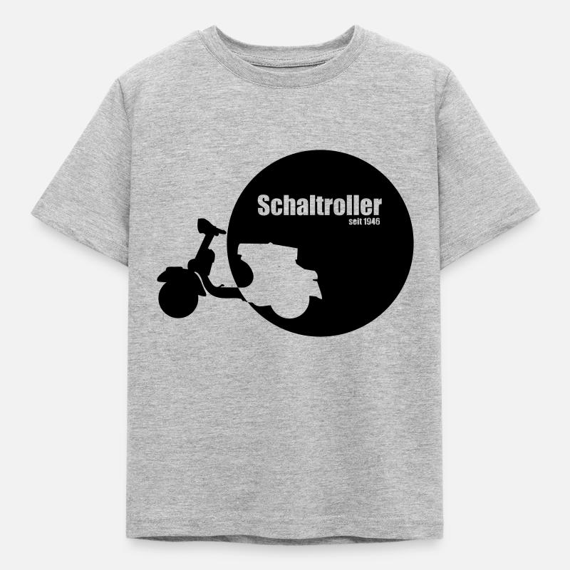 Schaltroller seit 1946 - Kinder T-Shirt - Grau meliert