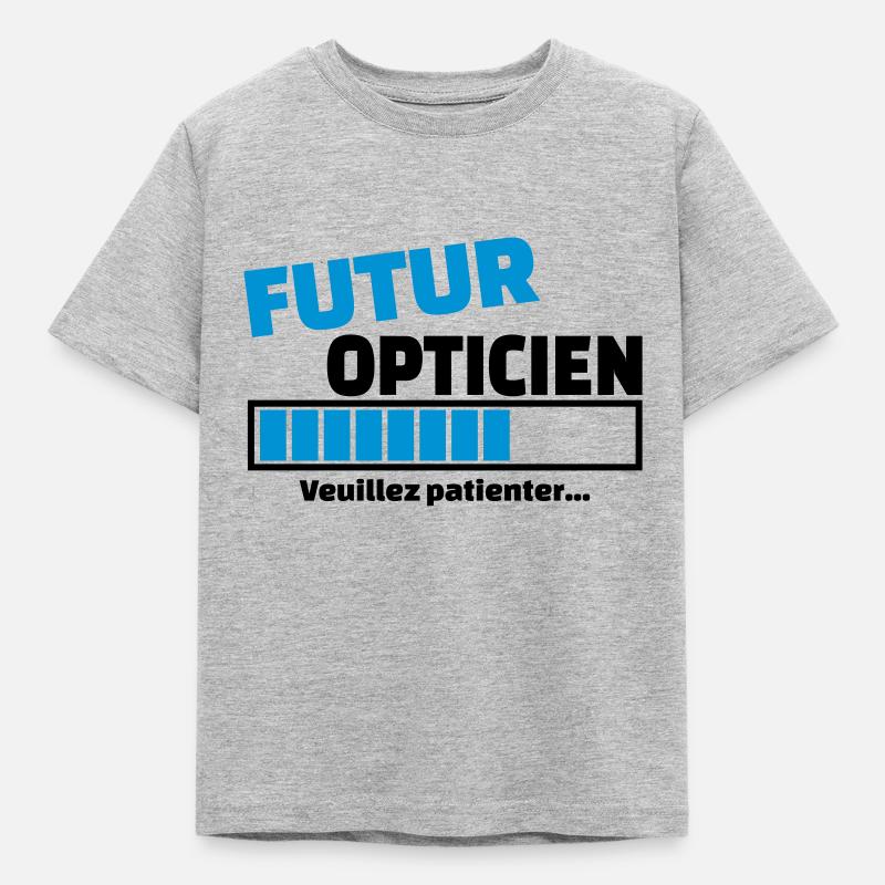 futur opticien - T-shirt Enfant - gris chiné