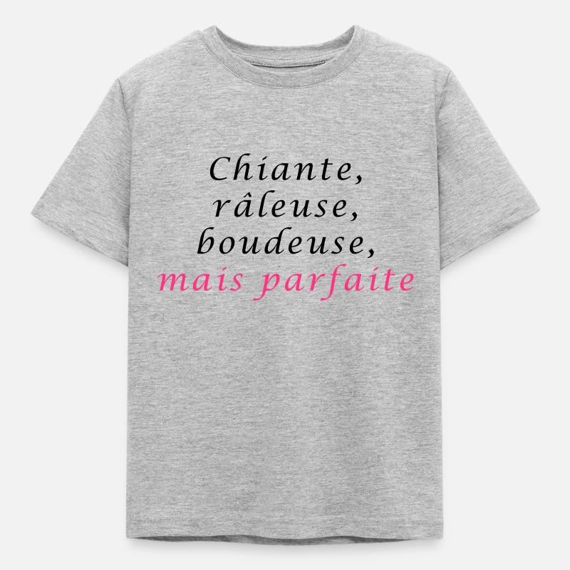 chiante - T-shirt Enfant - gris chiné