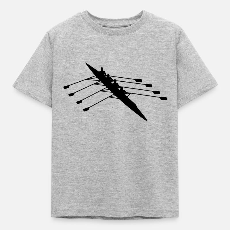 rowing - Kids' T-Shirt - heather grey