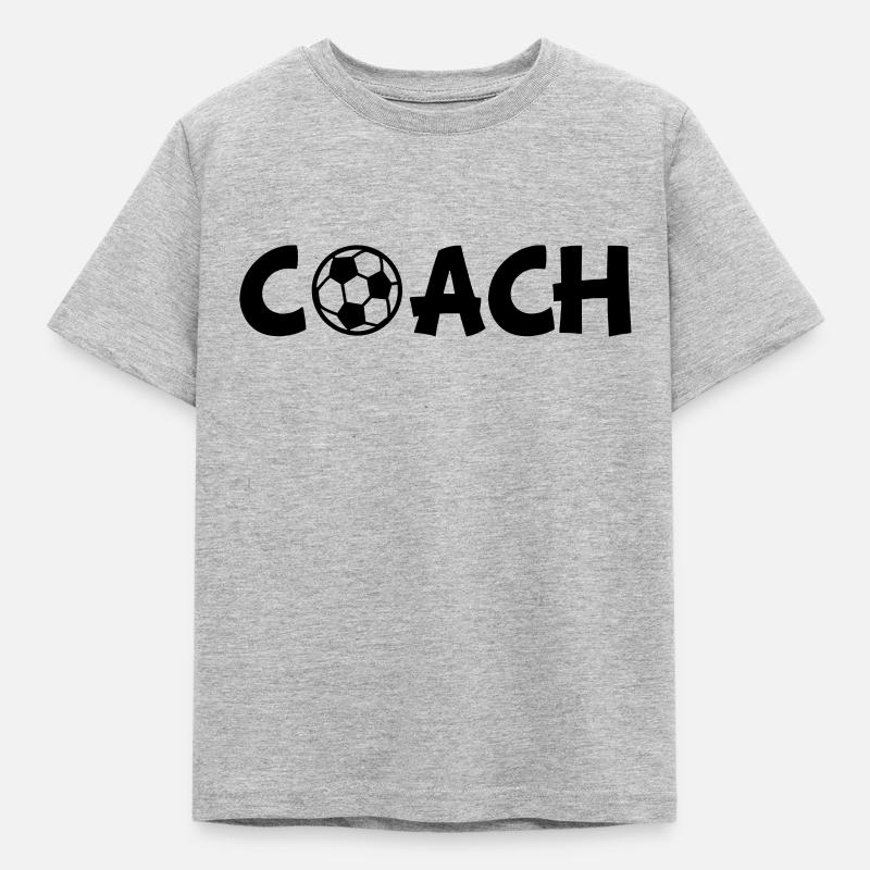 coach - Kinder T-Shirt - Grau meliert