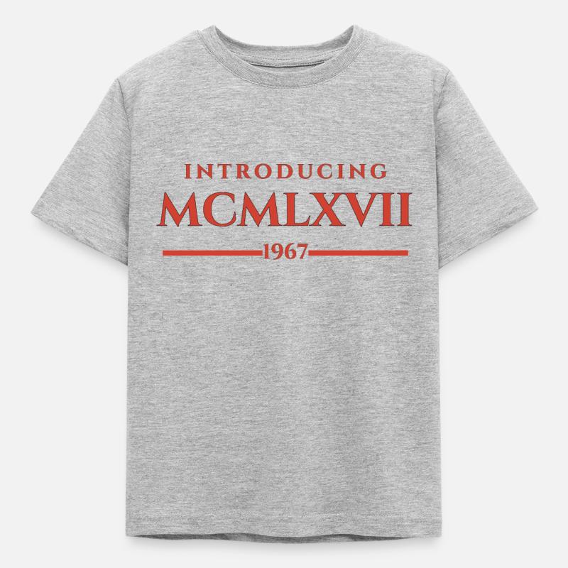 Introducing MCMLXVII 1967 - Kids' T-Shirt - heather grey
