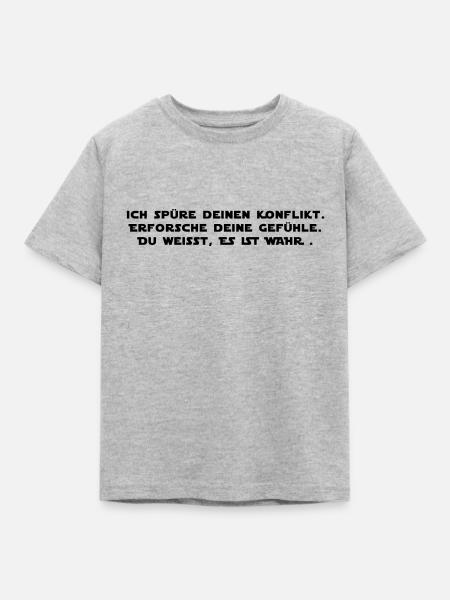 Star Wars: Konflikt - Kinder T-Shirt - Grau meliert