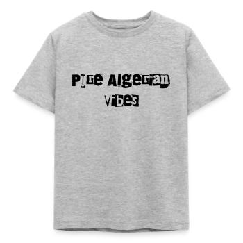 PURE ALGERIAN VIBES - T-shirt Enfant - gris chiné - Devant - AI Model Kid Male (0cm)