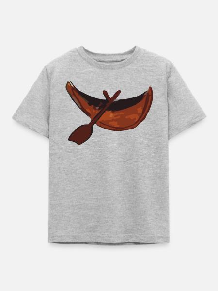 Kanu - Kinder T-Shirt - Grau meliert