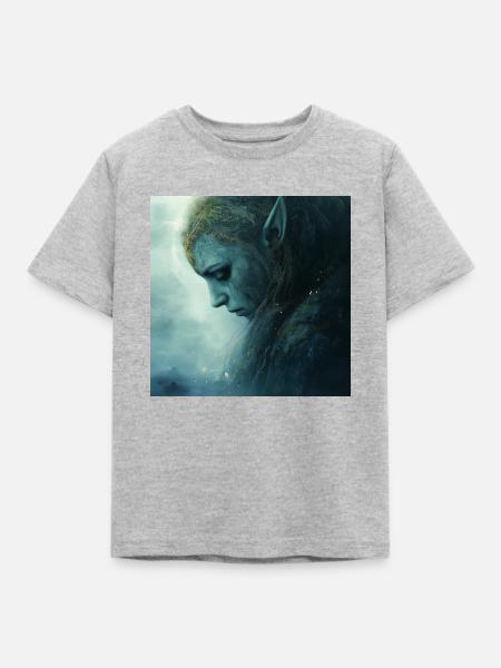 Elfe - Kinder T-Shirt - Grau meliert