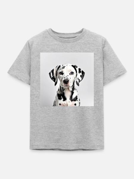 Dalmatina T-Shirt - Kinder T-Shirt - Grau meliert
