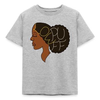 Low Puff - Kids' T-Shirt - heather grey - Front - AI Model Kid Male (0cm)
