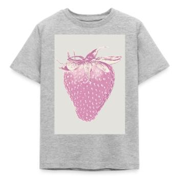 strawberry - Kinder T-Shirt - Grau meliert - Vorne - AI Model Kid Male (0cm)