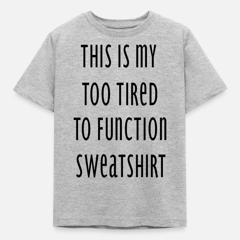 my sweatshirt 2 - Kinder T-Shirt - Grau meliert