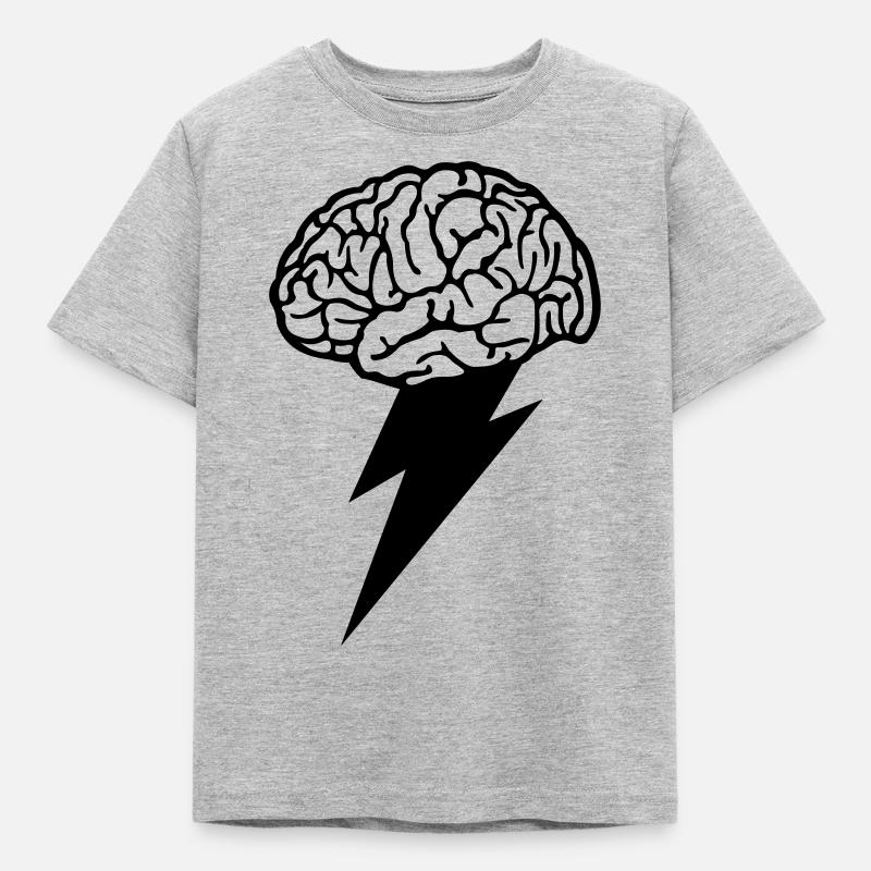 Brainstorm - Kids' T-Shirt - heather grey