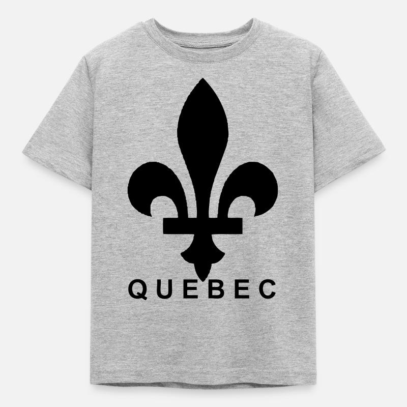 Quebec - T-shirt Enfant - gris chiné