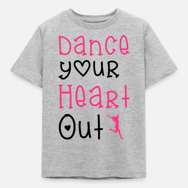 Dance - Kinder T-Shirt - Grau meliert
