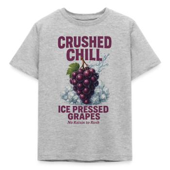Raisins Glace Concassée Vintage - T-shirt Enfant - gris chiné - Devant - AI Model Kid Male (0cm)