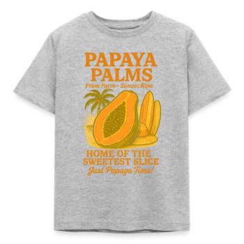 Fruit de papaye Fruits des vacances d’été - T-shirt Enfant - gris chiné - Devant - AI Model Kid Male (0cm)