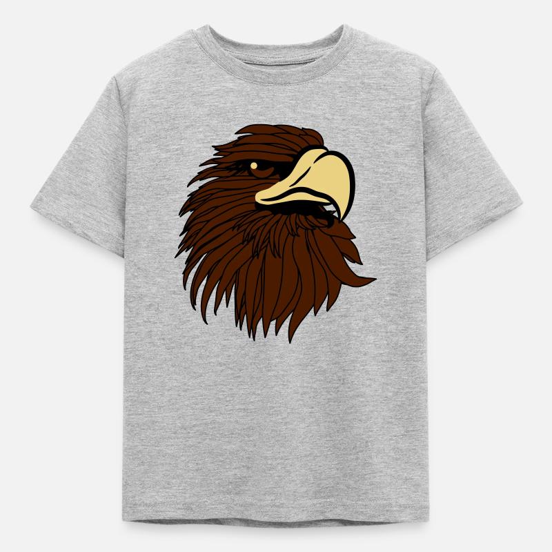 Eagle Bald Eagle - Kids' T-Shirt - heather grey