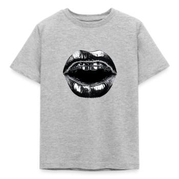 Silver Mouth - Kids' T-Shirt - heather grey - Front - AI Model Kid Male (0cm)