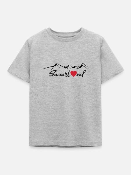 Sauerland Sticker - Kids' T-Shirt - heather grey
