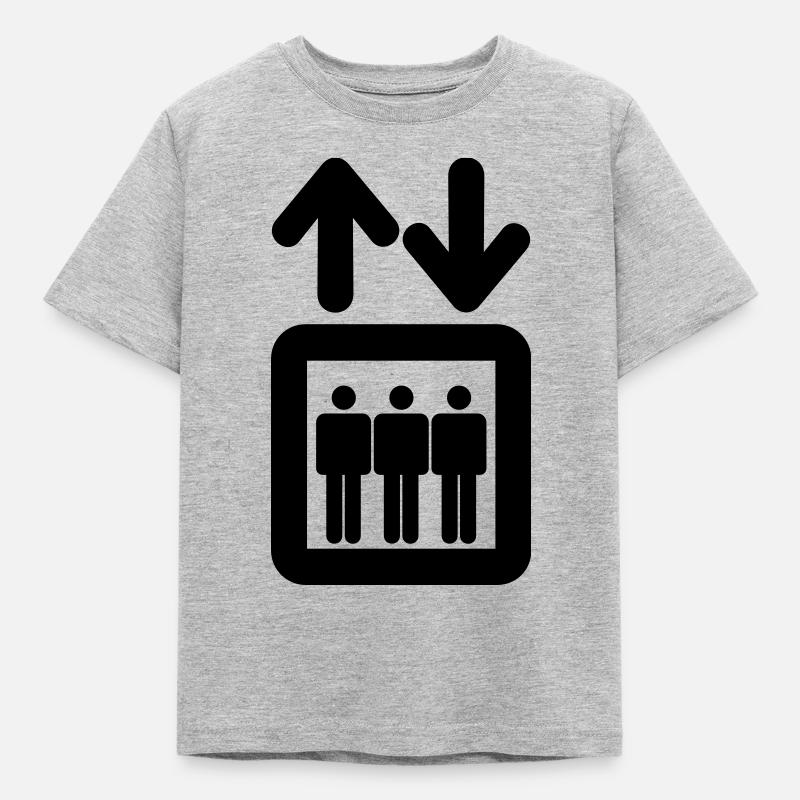 elevator - Kids' T-Shirt - heather grey