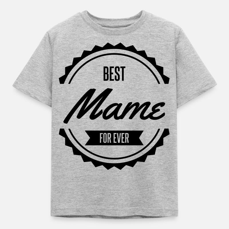 best mame - Kinder T-Shirt - Grau meliert