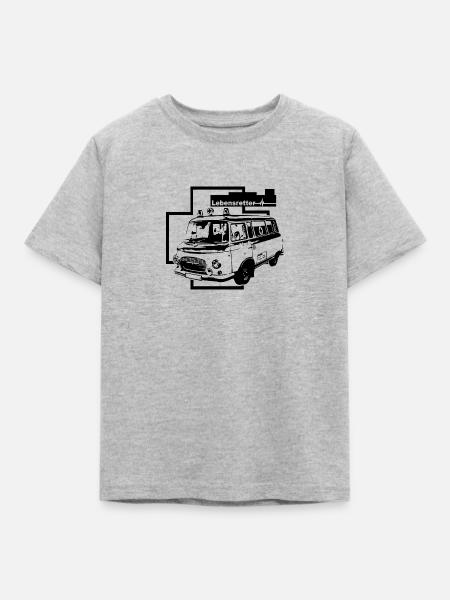 Barkas B1000 Krankenwagen - Kinder T-Shirt - Grau meliert