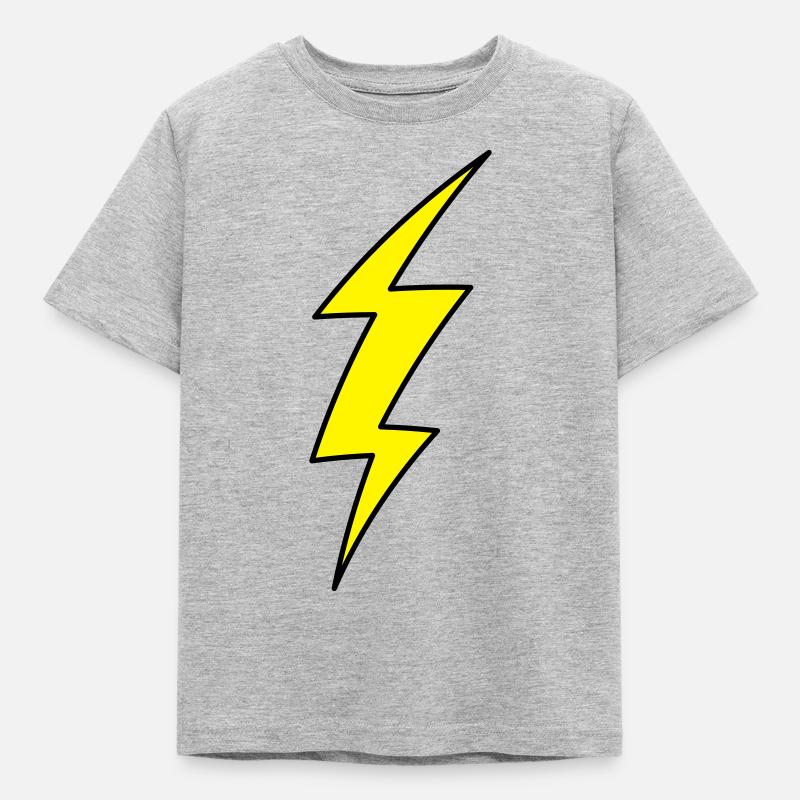 Blitz - Kinder T-Shirt - Grau meliert