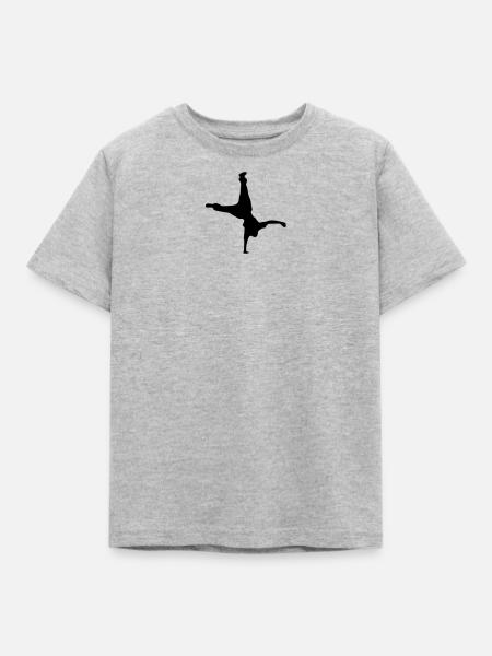WPF Handstand - Kinder T-Shirt - Grau meliert