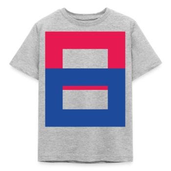 Huit - T-shirt Enfant - gris chiné - Devant - AI Model Kid Male (0cm)