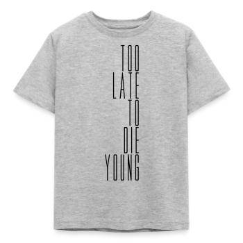Le sort des jeunes - T-shirt Enfant - gris chiné - Devant - AI Model Kid Male (0cm)
