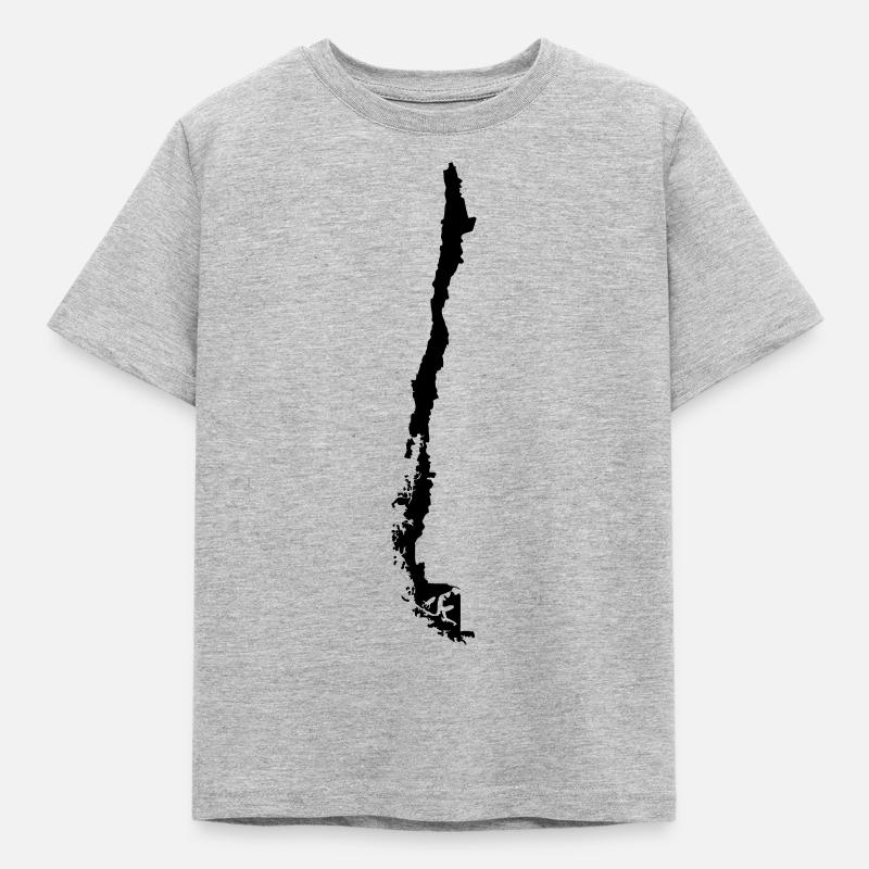 Chile - Kinder T-Shirt - Grau meliert
