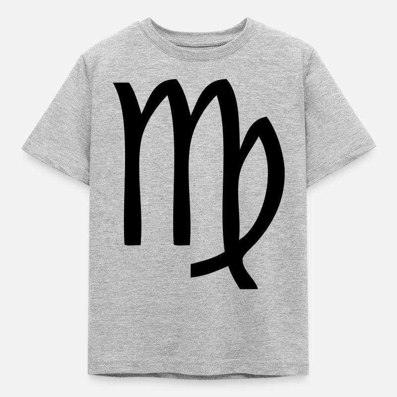 vierge - Kinder T-Shirt - Grau meliert