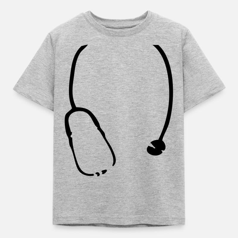 Stethoscope - T-shirt Enfant - gris chiné