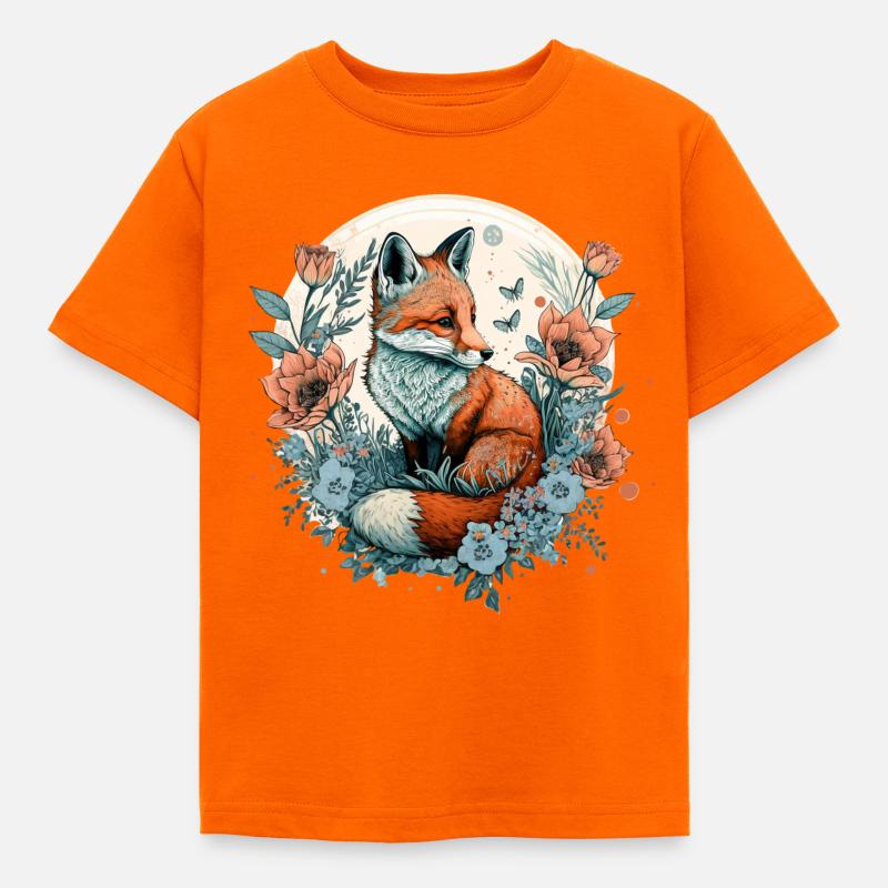 Fuchs - Kinder T-Shirt - Orange