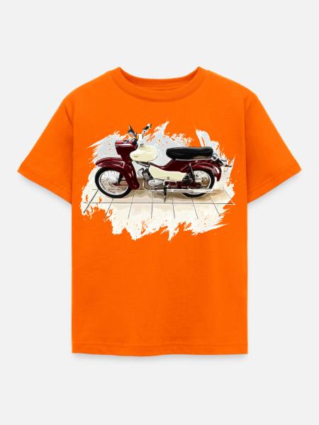 Simson Star - Kinder T-Shirt - Orange