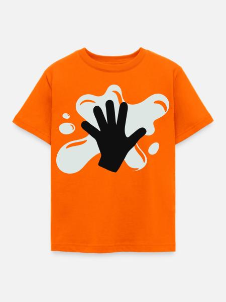 Klima Kleber Aktion - Kinder T-Shirt - Orange