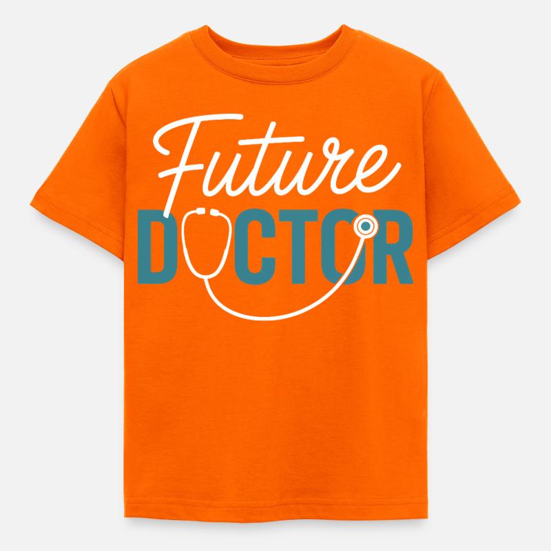 Future conception du stéthoscope Doctor - T-shirt Enfant - orange
