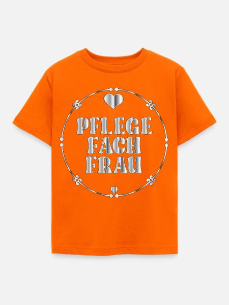 Abschied Pflegefachfrau - Kinder T-Shirt - Orange
