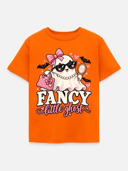Fancy Little Ghost Glam - Kinder T-Shirt - Orange