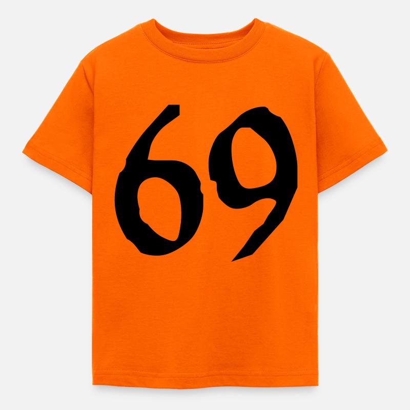69_vec_1de - Kinder T-Shirt - Orange