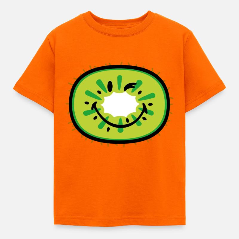 Kiwi sorridente - Maglietta per bambini - arancione