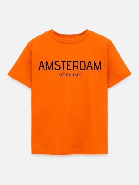 amsterdam - Kinder T-Shirt - Orange