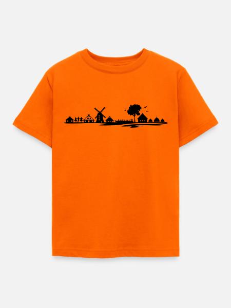 Landschaft - Spreewald - Kinder T-Shirt - Orange
