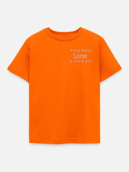 Lucas Floral Pastel - Kinder T-Shirt - Orange