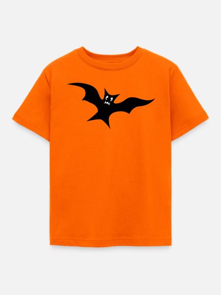 Fledermaus - Kinder T-Shirt - Orange