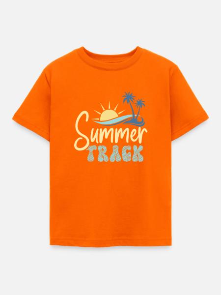Sommerstrecke - Kinder T-Shirt - Orange