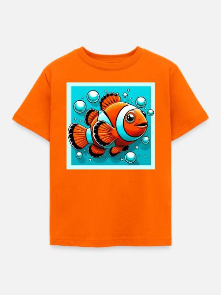 Clownfisch - Kinder T-Shirt - Orange