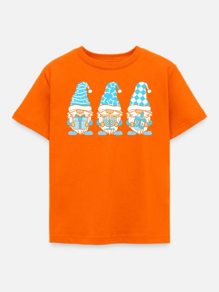 Chanukkah Hanukah Hanukkah Chai - Kinder T-Shirt - Orange