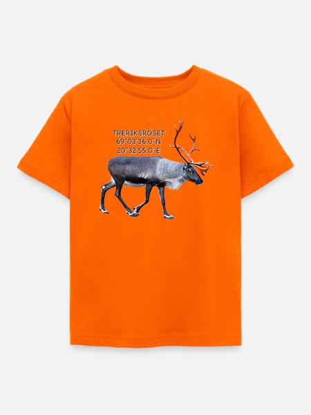 DREI-LÄNDER-ROSETTE - Kinder T-Shirt - Orange