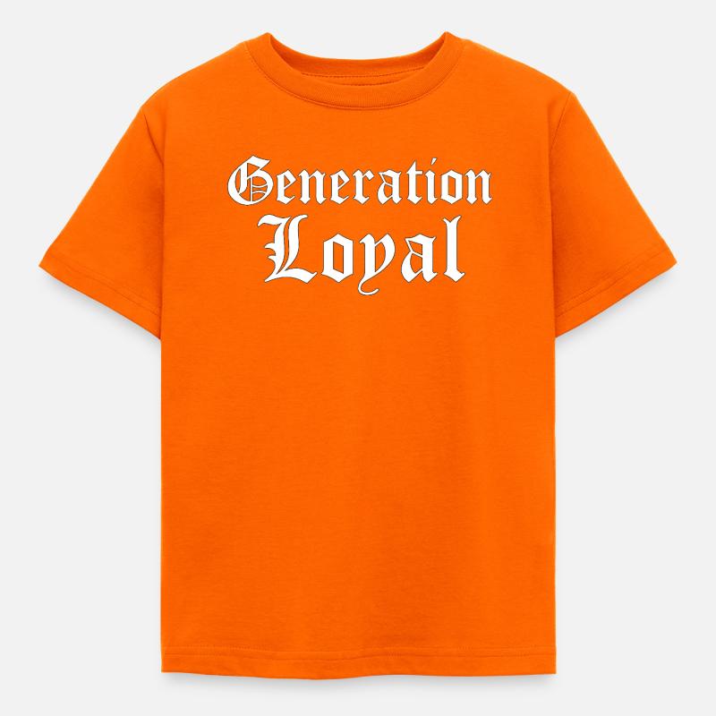 Design typographique gothique de la génération Loyal - T-shirt Enfant - orange