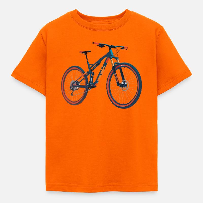 MTB Fully - Kinder T-Shirt - Orange